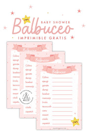 Balbuceo - Juego para baby shower