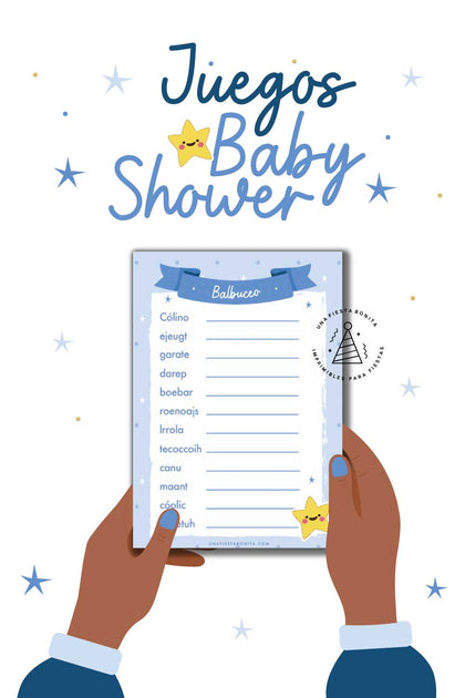 Balbuceo Juego Para Baby Shower Gratis Una Fiesta Bonita