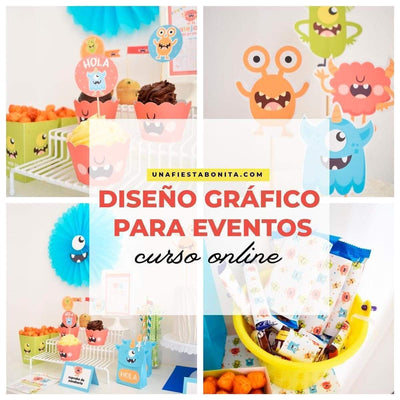 Curso online para diseñar kits de fiestas