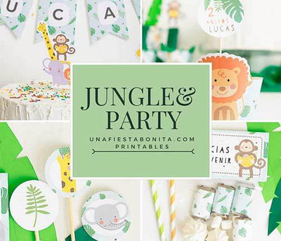 Ideas para fiestas, animalitos de la selva
