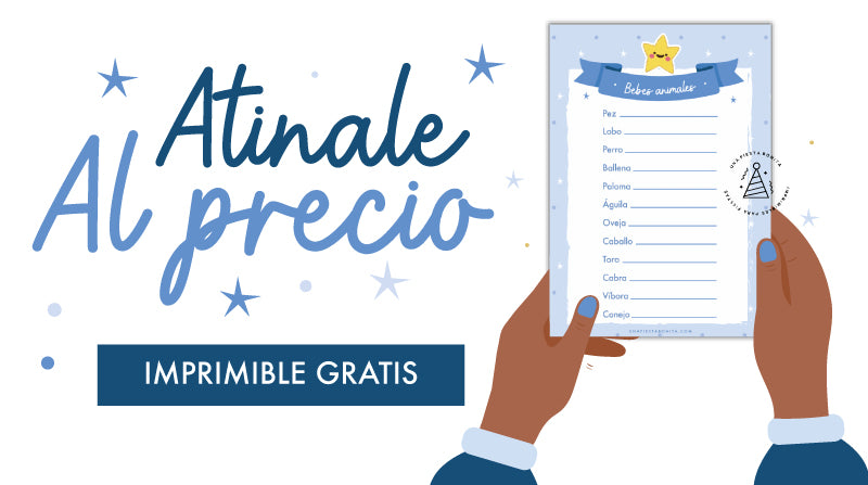 Juegos gratis para baby shower - Atínale al precio – Una Fiesta Bonita
