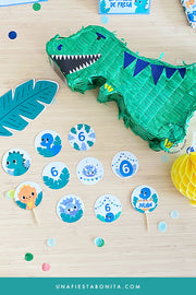 Kit Imprimible para Fiestas de Dinosaurios