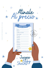 Atínale al precio - Juego gratis para Baby Shower