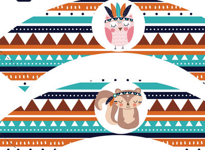 Kit imprimible Tribal para niño