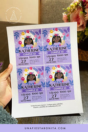 Invitación Isabela de Encanto para imprimir