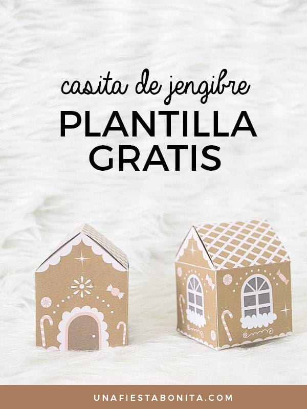 Cajita Casita de Jengibre Gratis