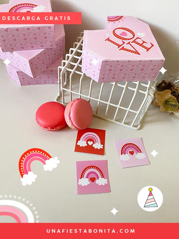 Cajita corazón para San Valentín