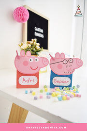 Cajitas para cumpleaños / Peppa Pig