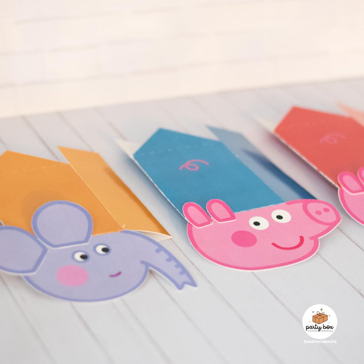 Cajitas para cumpleaños / Peppa Pig