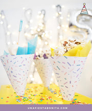 Cono para palomitas de maíz unicornio