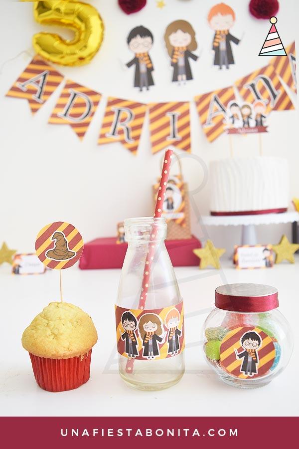 Decoración de cumpleaños de Harry Potter por Todo Bonito  Bricolaje harry  potter, Imprimibles harry potter, Decoraciones de fiesta harry potter