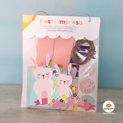 Conejita decoraciones para fiestas temáticas