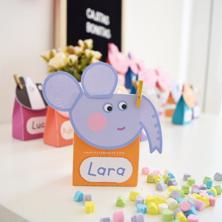 Cajitas para cumpleaños / Peppa Pig