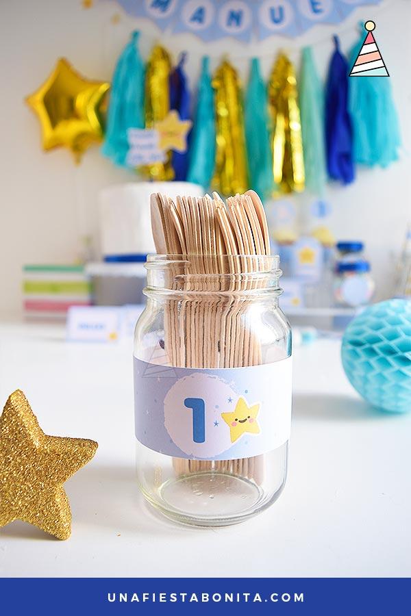 Twinkle Twinkle Little Star Kit imprimible para fiestas de cumpleaños
