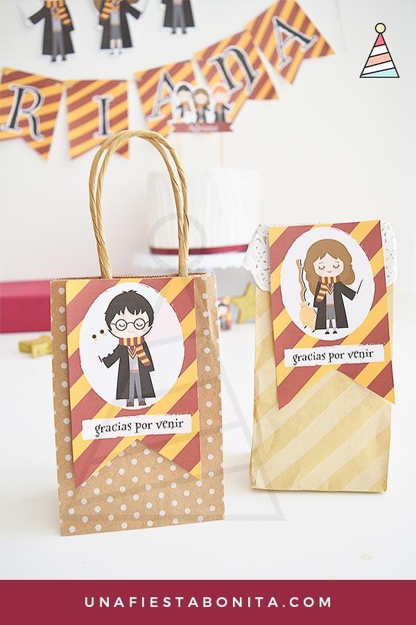 Harry Potter, fiesta imprimible - Kit para decorar cumpleaños y fiestas –  Una Fiesta Bonita