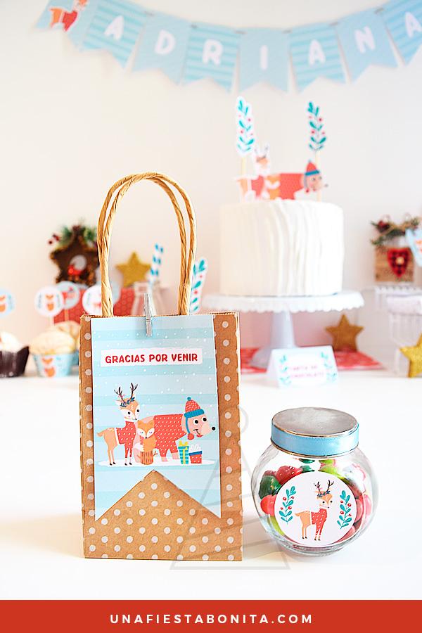 Kit imprimible para decoración de navidad