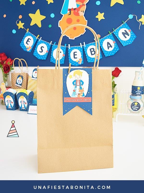 Kit imprimible para fiestas temáticas El Principito