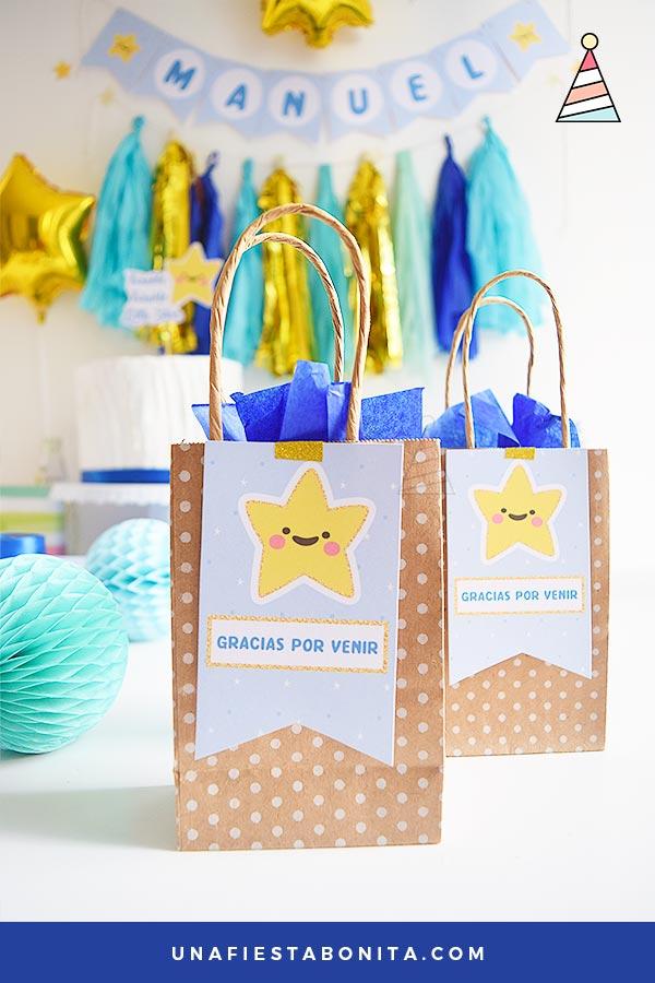 Twinkle Twinkle Little Star Kit imprimible para fiestas de cumpleaños