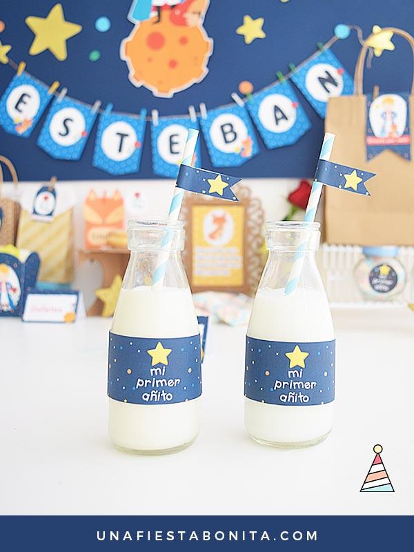 Kit imprimible para fiestas temáticas El Principito