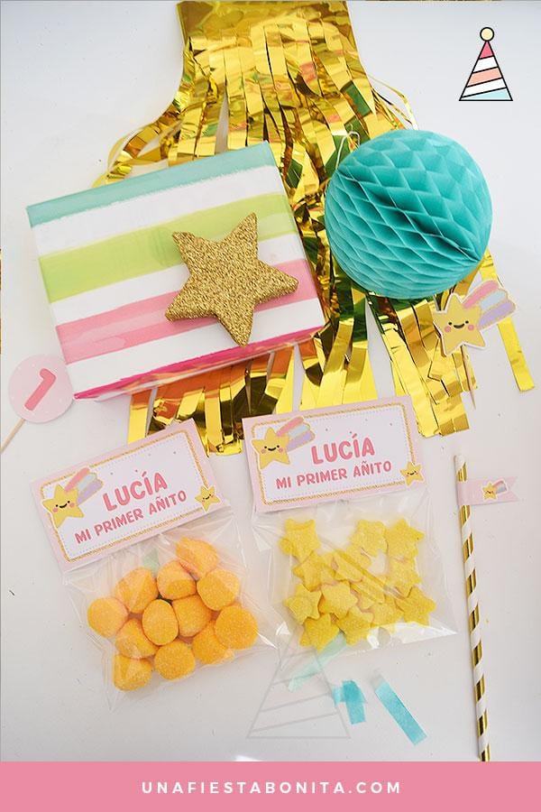 ideas para decorar primer añito estrellitas