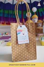 Kit imprimible para fiestas Nubes y Arcoirís - Lluvia de amor