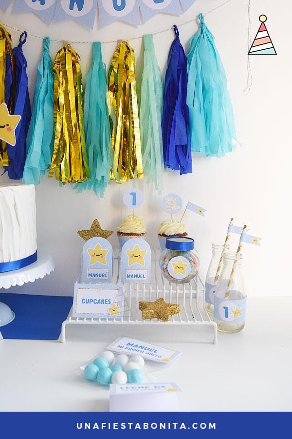 Twinkle Twinkle Little Star Kit imprimible para fiestas de cumpleaños