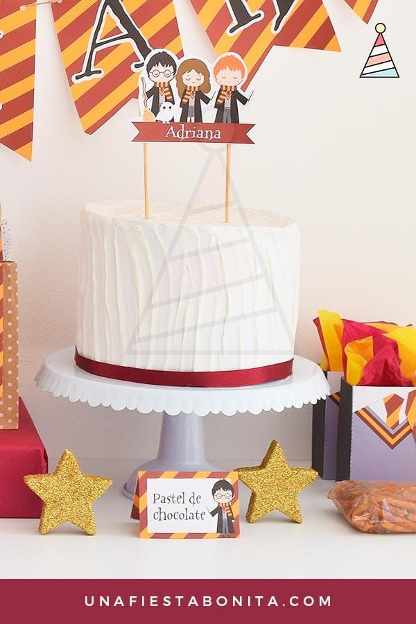 Harry Potter, fiesta imprimible - Kit para decorar cumpleaños y fiestas –  Una Fiesta Bonita