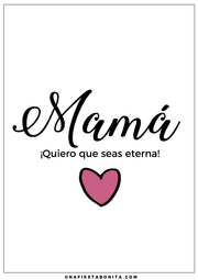 Imprimibles día de la madre