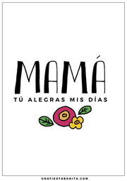 Imprimibles día de la madre