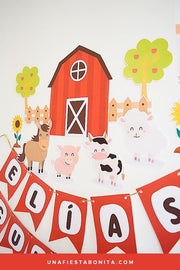 ideas para decorar cumpleaños granja