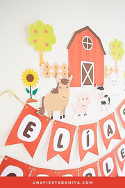 ideas para decorar una fiesta de la granja