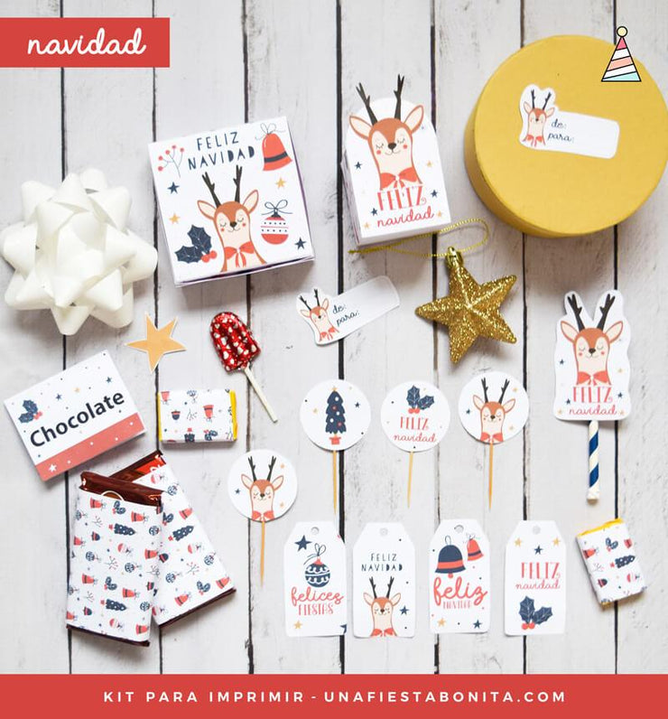 Kit imprimible navidad