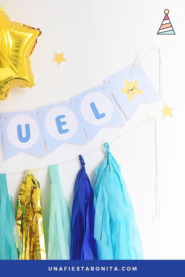 Twinkle Twinkle Little Star Kit imprimible para fiestas de cumpleaños