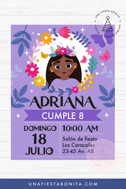 Invitación Isabela de Encanto para imprimir