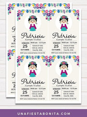 tarjetas de invitacion frida kahlo