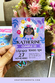 Invitación Isabela de Encanto para imprimir
