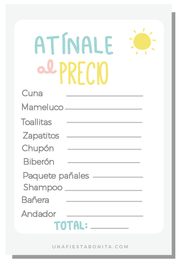 Juegos para baby shower