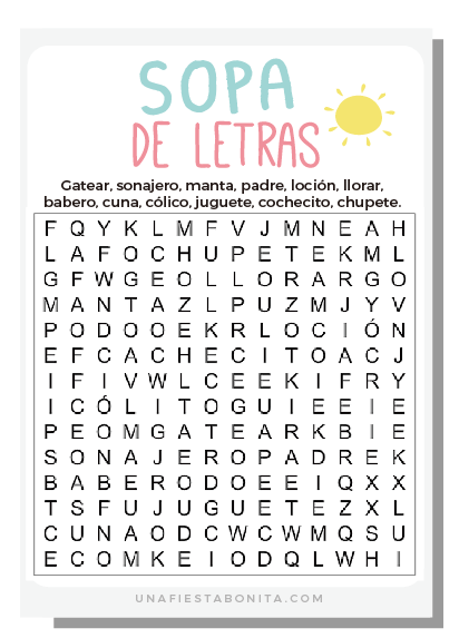 Juegos para baby shower