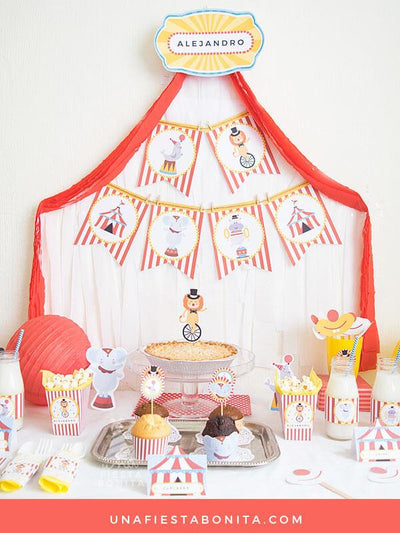 kit imprimible circo