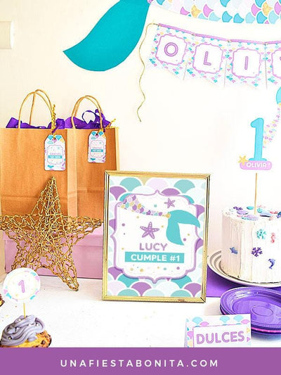 lamina primer añito sirena