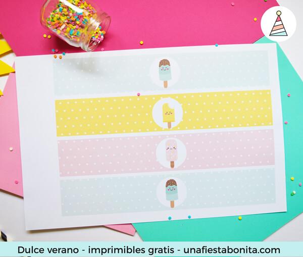 Kit imprimible Helados