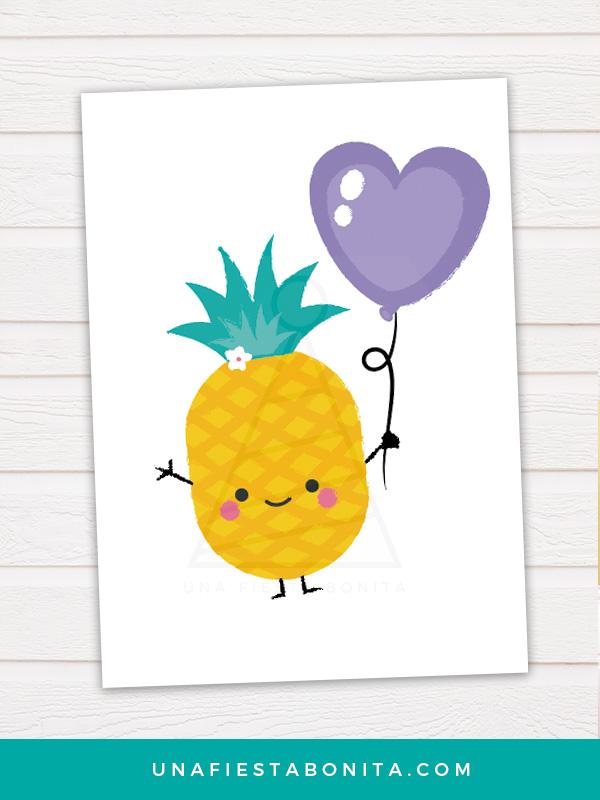 Láminas decorativas de frutas