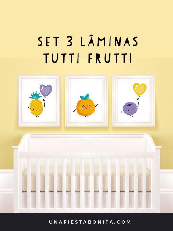 Láminas decorativas de frutas