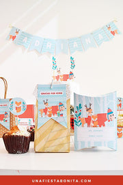 Kit imprimible para decoración de navidad