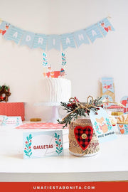 Kit imprimible para decoración de navidad