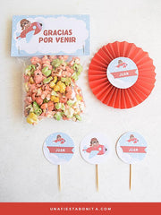 Kit imprimible osito aviador