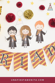 Kit imprimible para fiestas temática Harry Potter