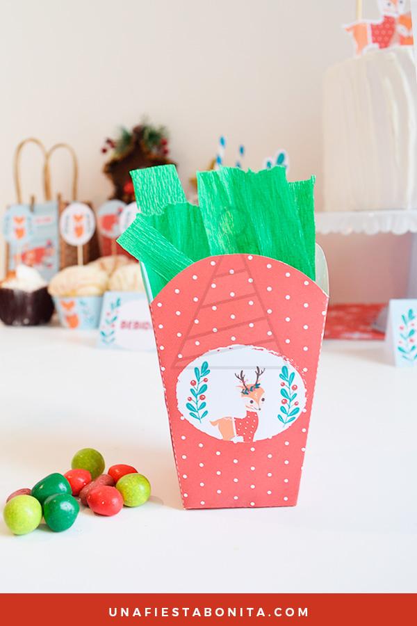 Kit imprimible para decoración de navidad