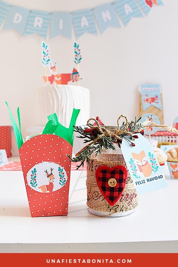 Kit imprimible para decoración de navidad