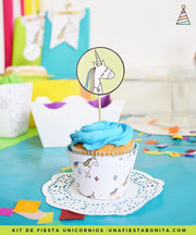 Kit imprimible Unicornio de colores